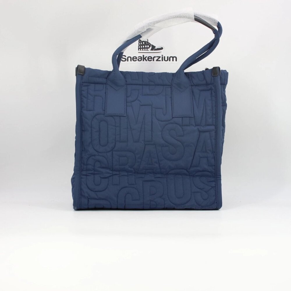 Marc Jacobs Workwear Monogram Dark Blue Nylon Zip Tote Bag Brand New - Picture 4 of 5